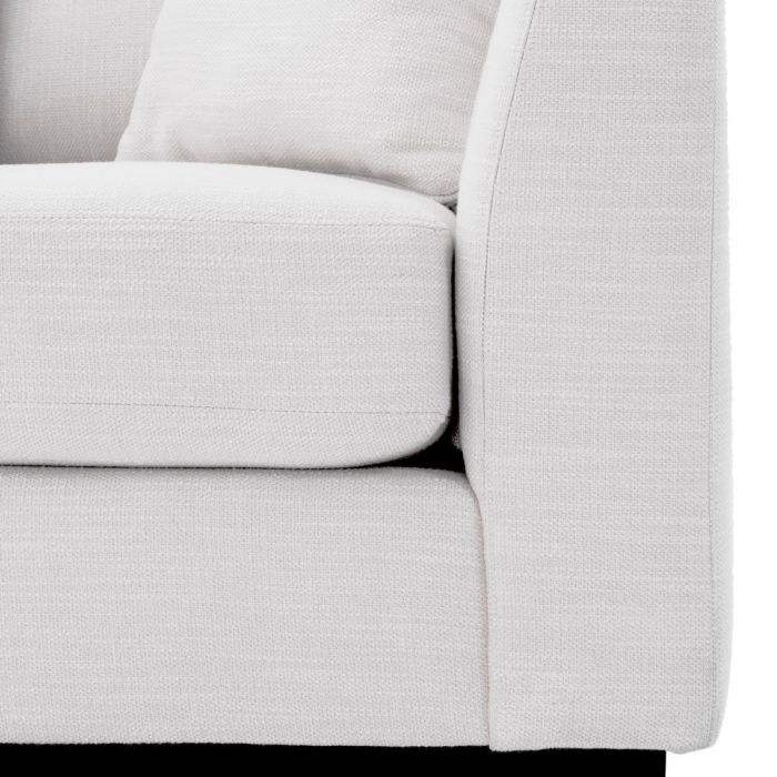 Canapé 2-3 places en tissu blanc | Eichholtz Taylor
