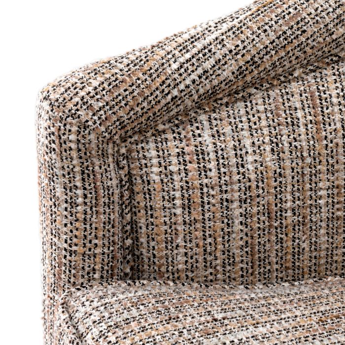 Fauteuil pivotant en tissu beige | Eichholtz Catene