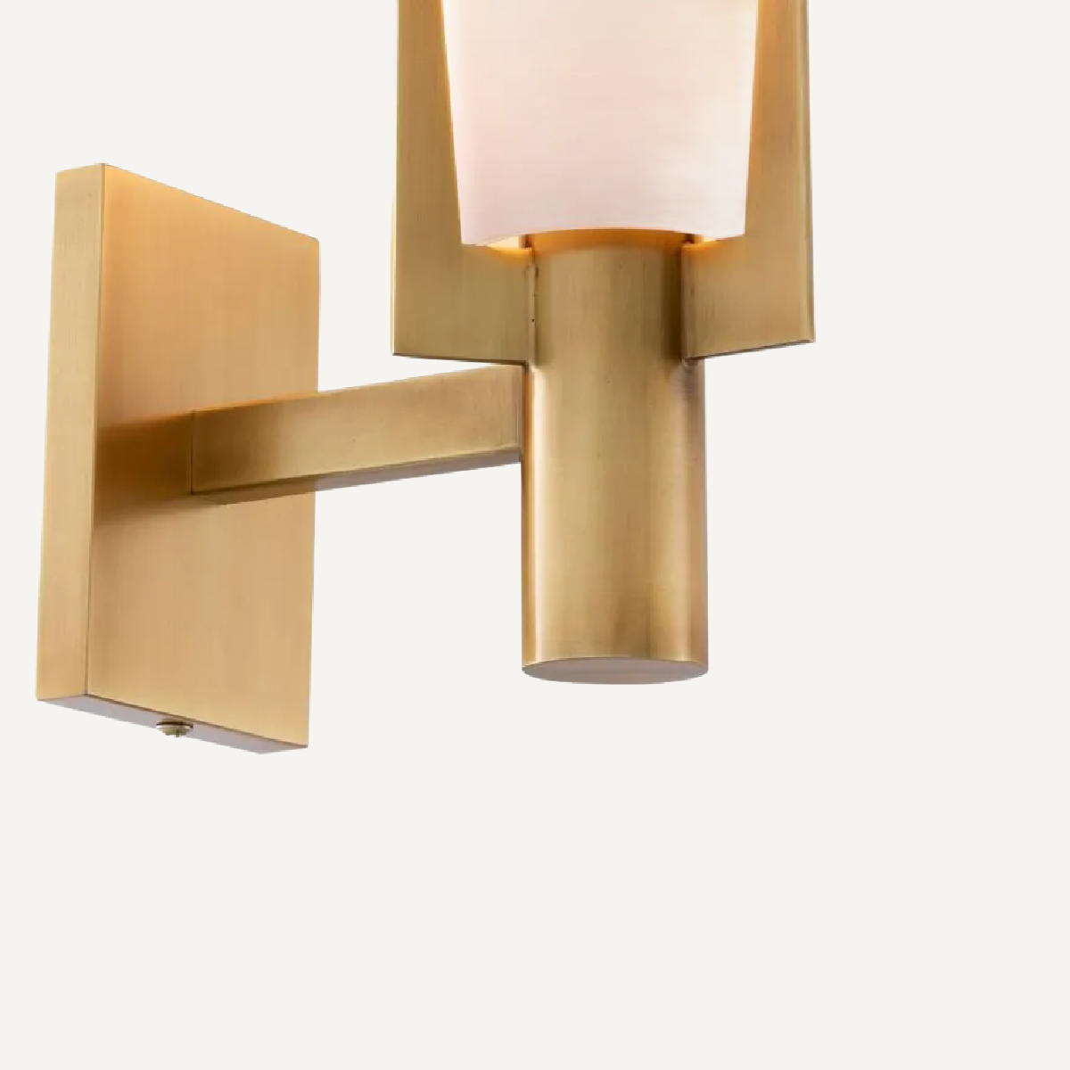 Applique murale dorée en verre blanc | Eichholtz Dino | REMO-HOME, mobilier et décoration d'intérieur