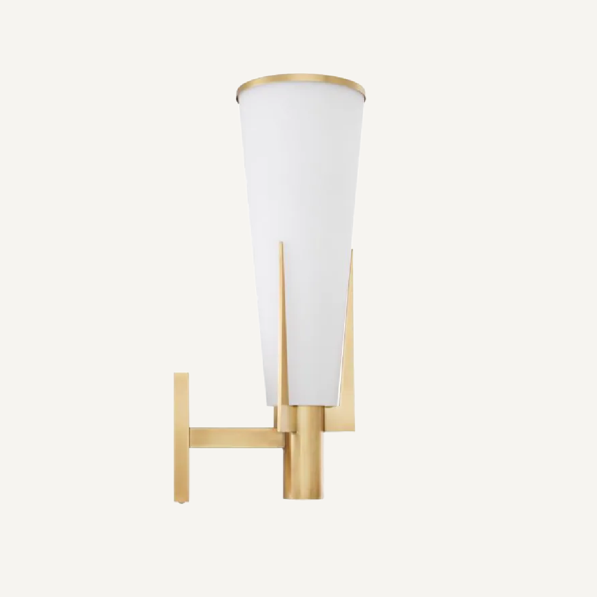 Applique murale dorée en verre blanc | Eichholtz Dino | REMO-HOME, mobilier et décoration d'intérieur