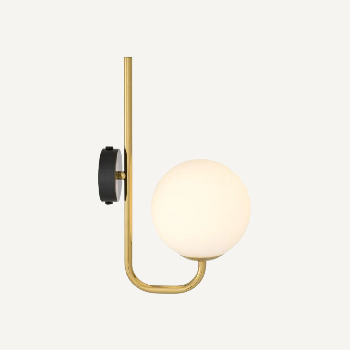 Applique murale dorée en verre blanc | Eichholtz Lipari | REMO-HOME, mobilier et décoration d'intérieur
