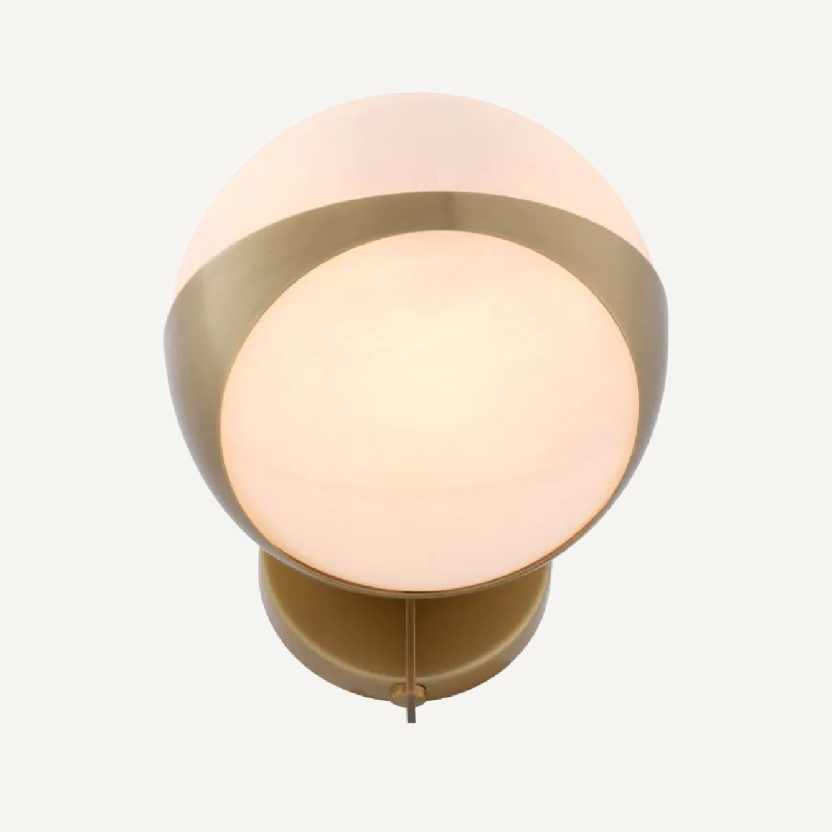 Applique murale dorée en verre blanc | Eichholtz Wilson | REMO-HOME, mobilier et décoration d'intérieur