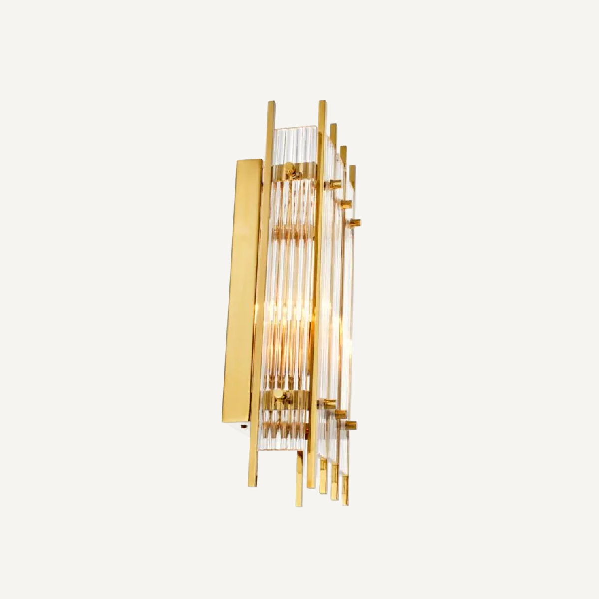 Applique murale dorée en verre transparent | Eichholtz Sparks S | REMO-HOME, mobilier et décoration d'intérieur