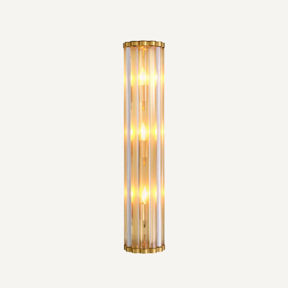 Applique murale dorée et verre transparent | Eichholtz Amalfi L | REMO-HOME, mobilier et décoration d'intérieur