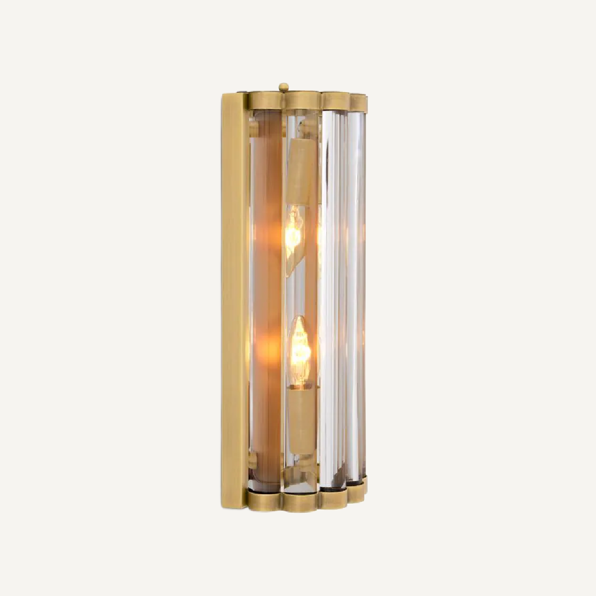 Applique murale dorée et verre transparent | Eichholtz Amalfi S | REMO-HOME, mobilier et décoration d'intérieur