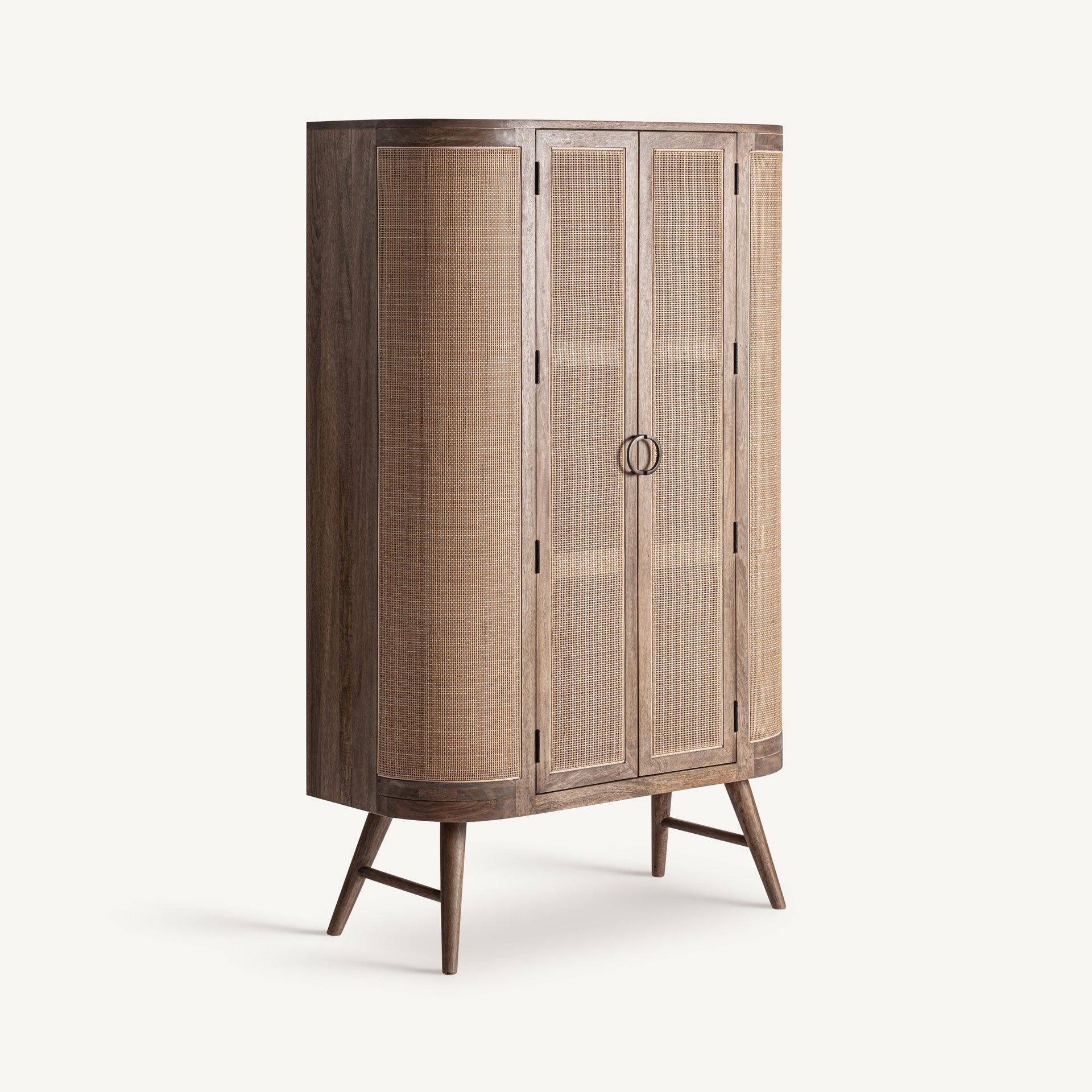 Armoire en bois de manguier et rotin | VICAL Beckley | REMO-HOME, mobilier design et décoration d'intérieur