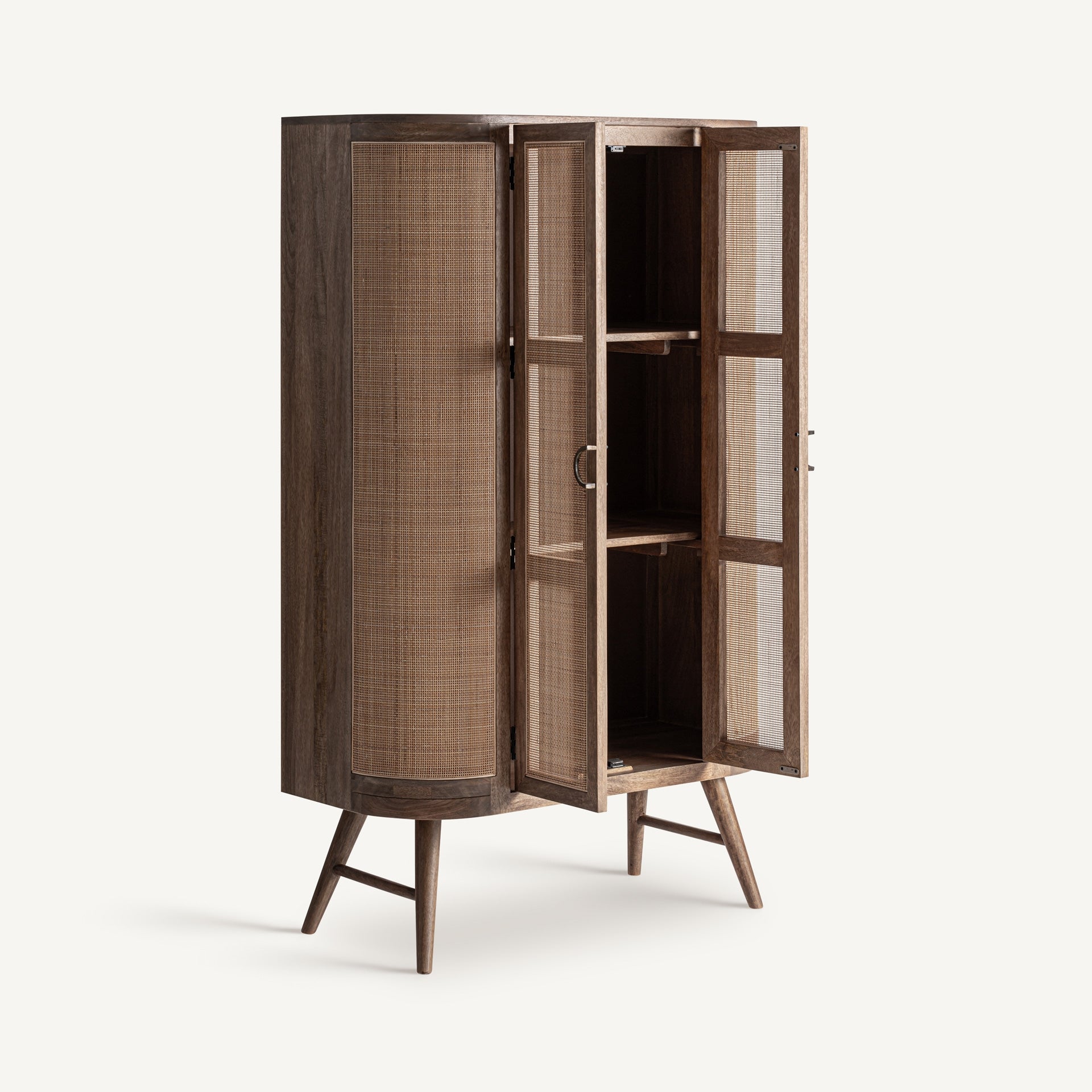 Armoire en bois de manguier et rotin | VICAL Beckley | REMO-HOME, mobilier design et décoration d'intérieur