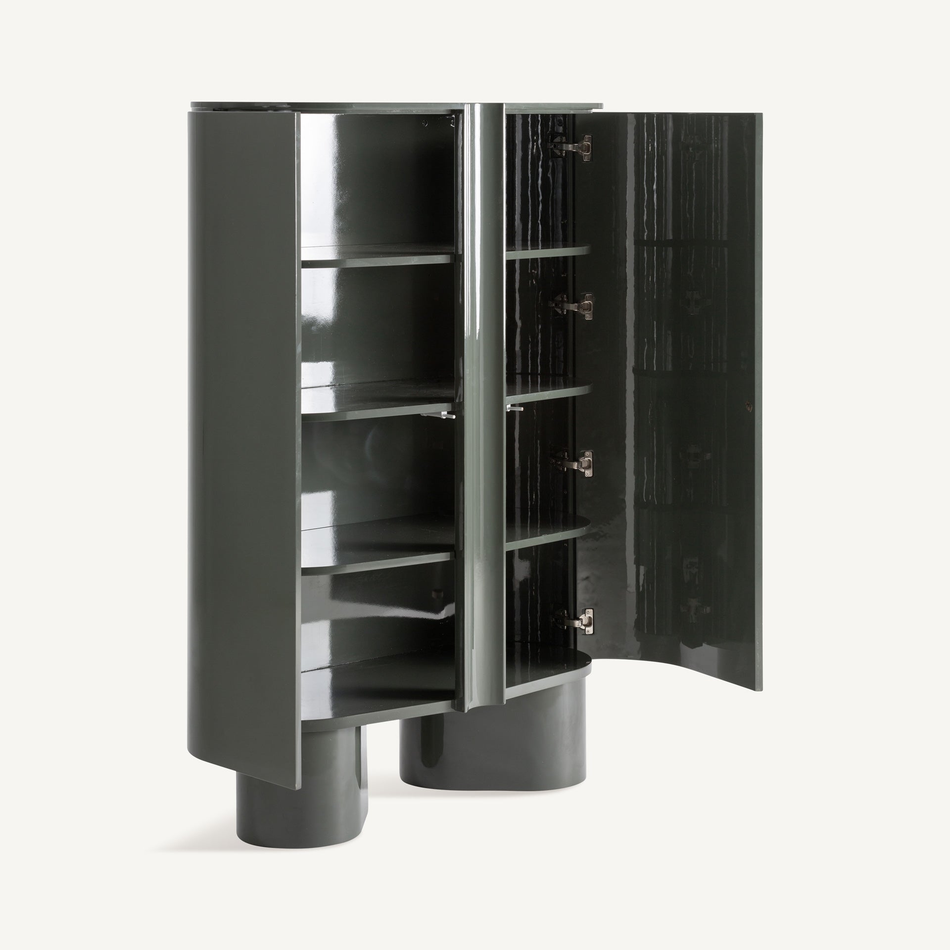 Armoire moderne bois vert brillant | VICAL Saxby | REMO-HOME, mobilier design et décoration d'intérieur