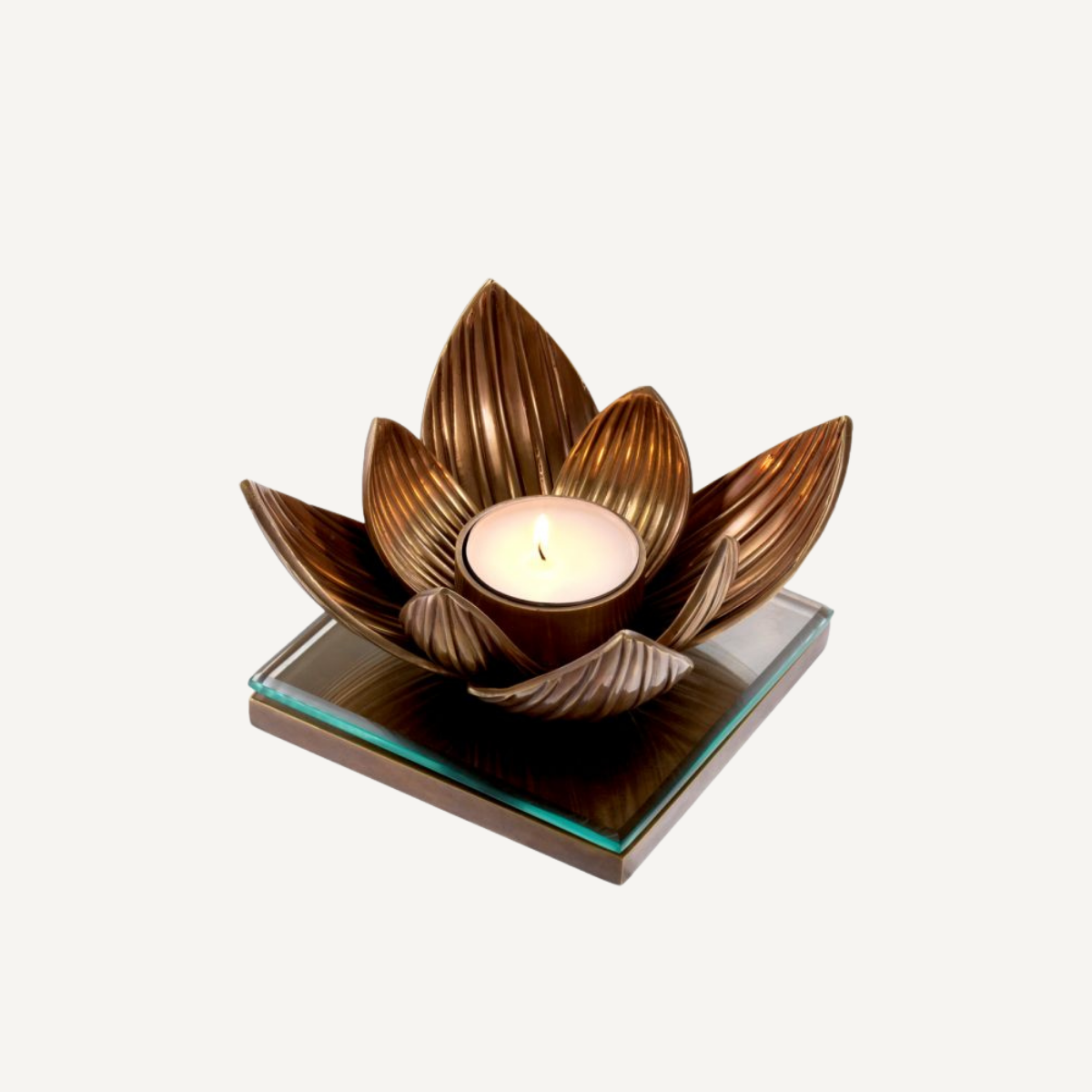 Beougoir en laiton vieilli | Eichholtz Lotus | HOME, mobilier et décoration d'intérieur 
