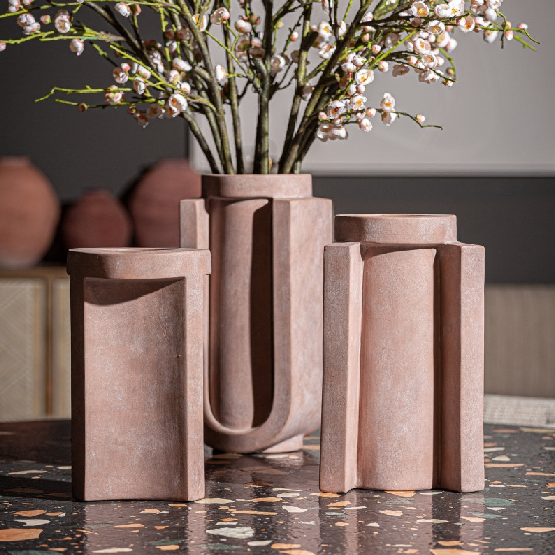 Vase en céramique marron | VICAL Leif | REMO, mobilier et décoration d'intérieur