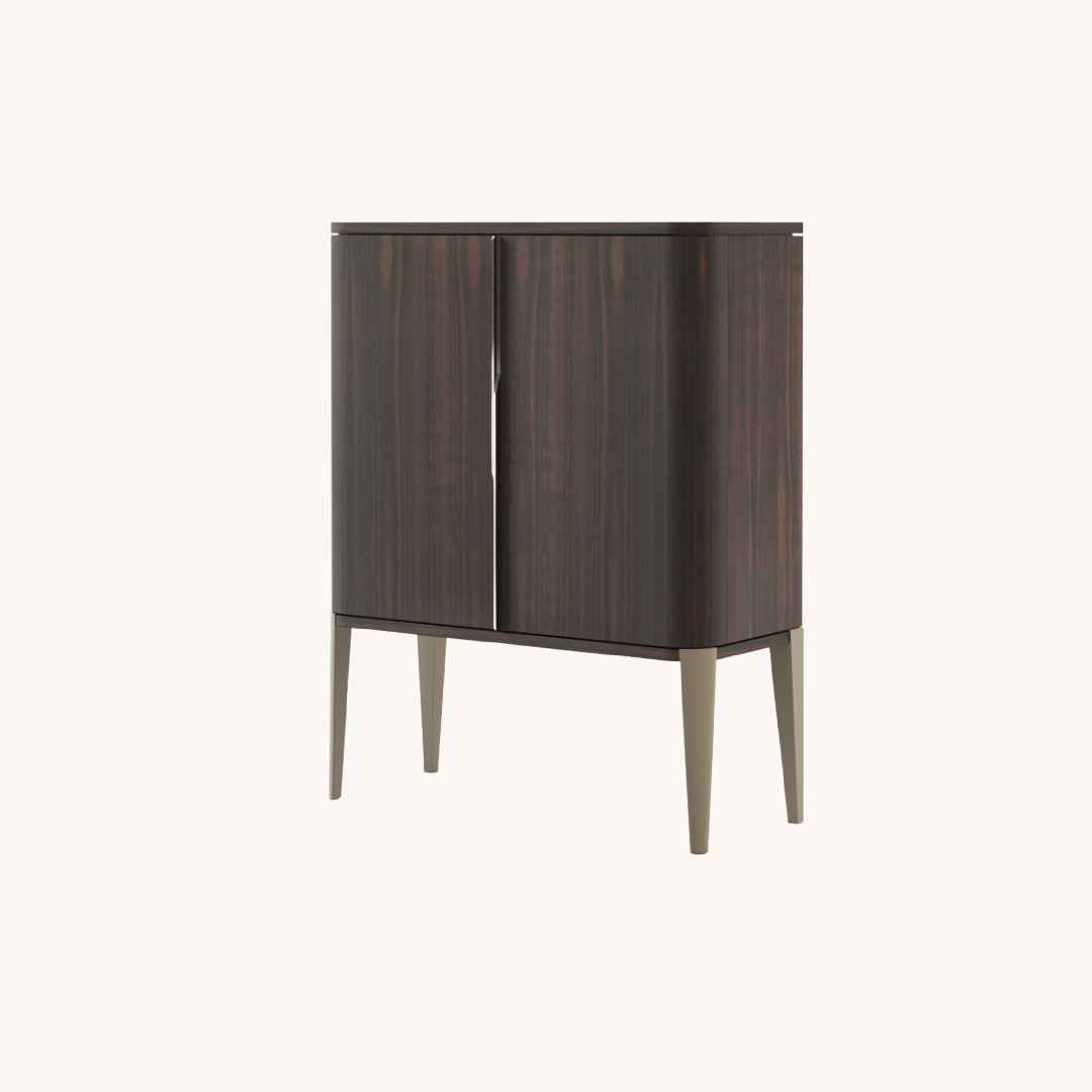 Meuble bar en eucalyptus fumé mat | Laskasas Alvar | REMO, mobilier et décoration d'intérieur