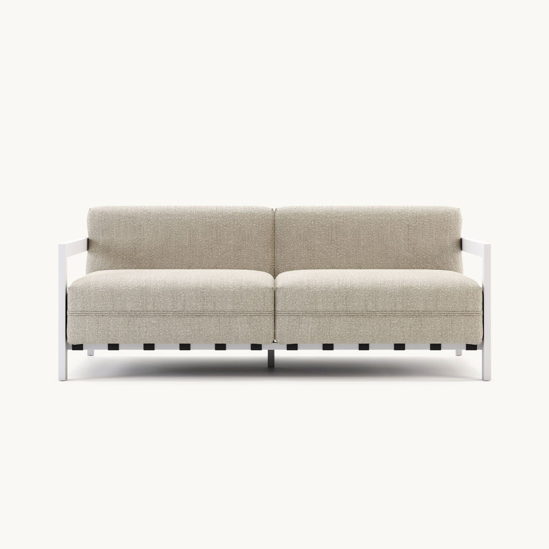 Canapé d'extérieur en tissu sable | Domkapa Bondi | REMO, mobilier et décoration d'extérieur