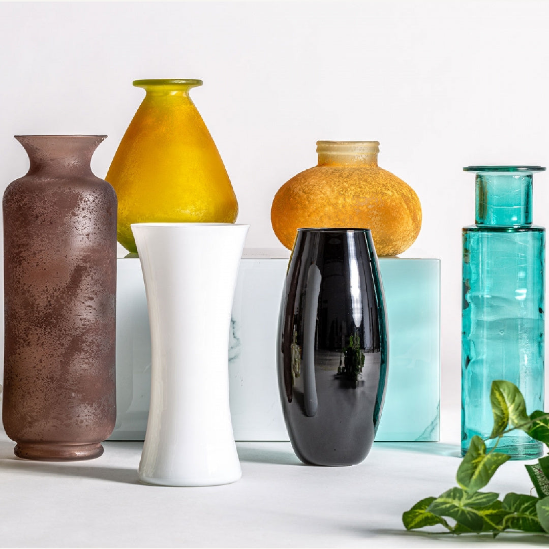 Vase en verre moutarde | VICAL Gieler | REMO, mobilier et décoration d'intérieur