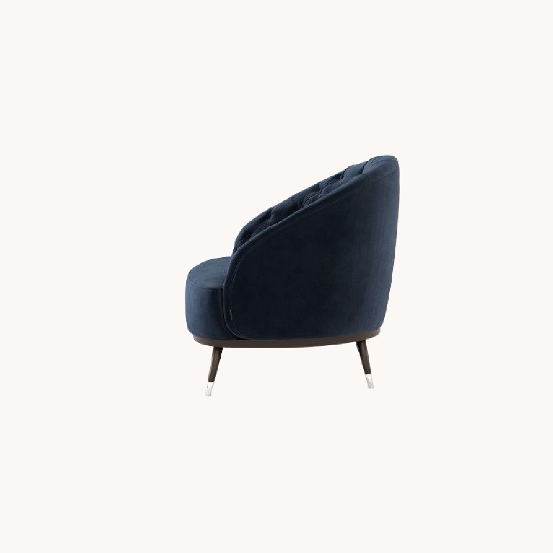 Fauteuil en velours | Laskasas Hector