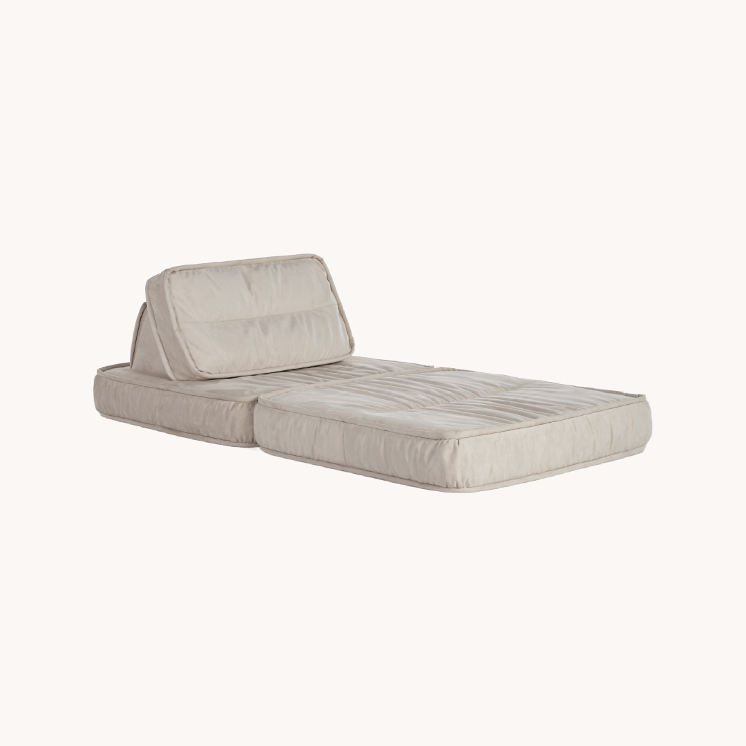 Coussin de sol en tissu blanc | Grado Soft