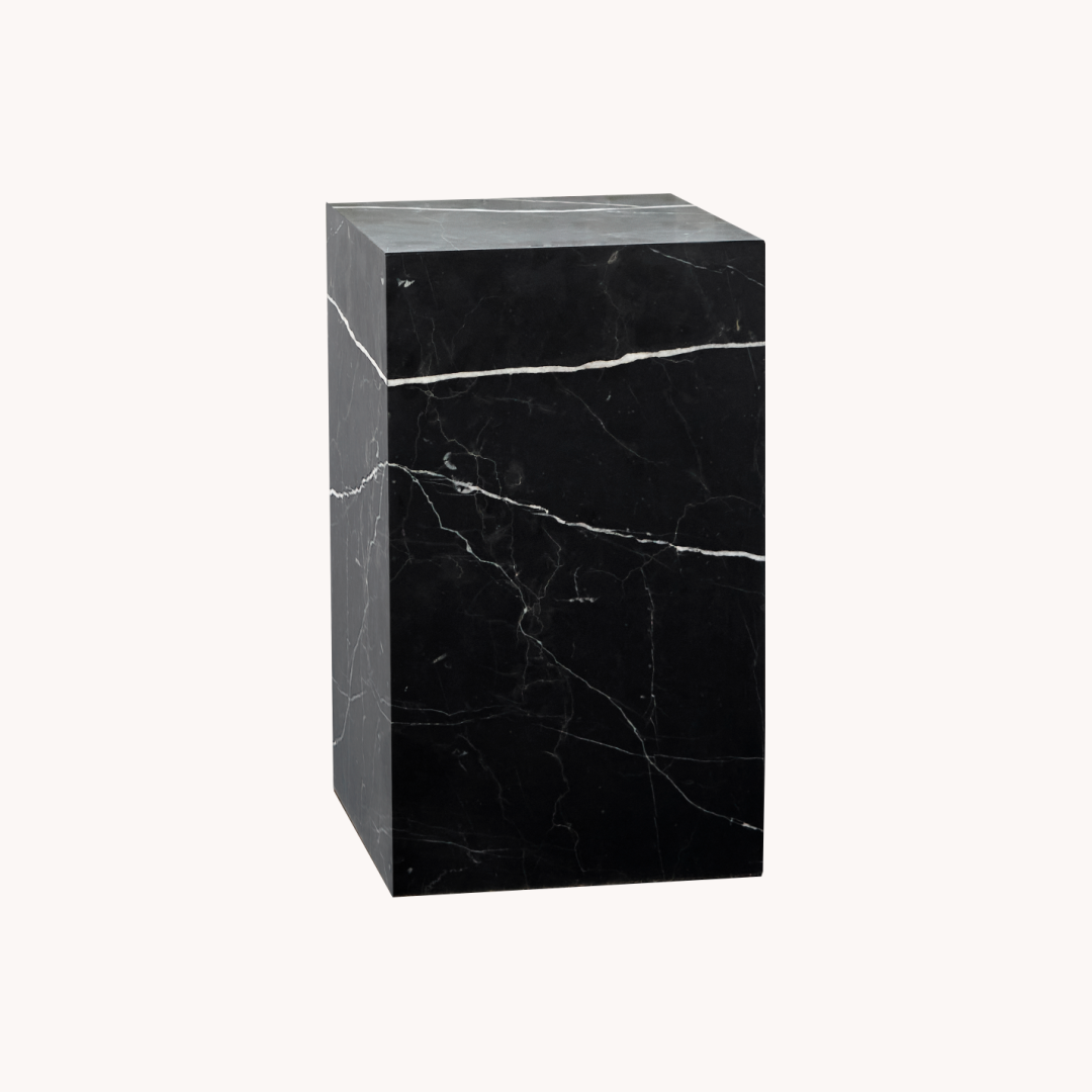 Table d'appoint en marbre noir | Grado Sugar 