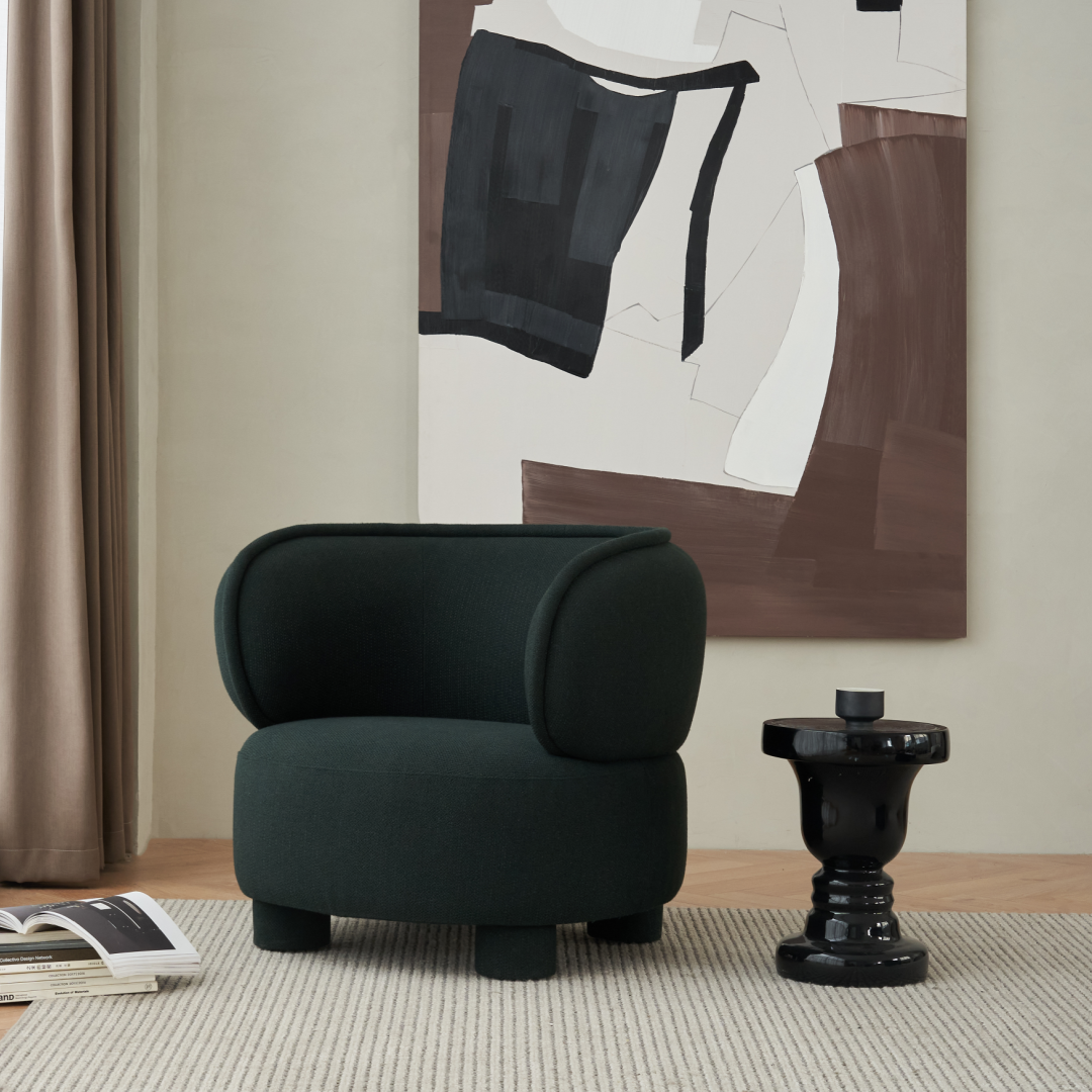 Fauteuil d'appoint en tissu | Grado Ding