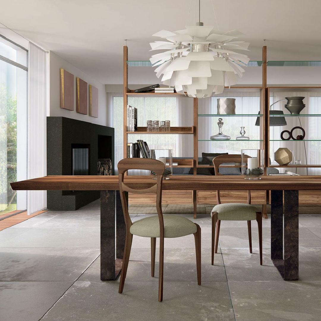 Table de salle à manger en bois massif 200 cm | Dale Italia Misura