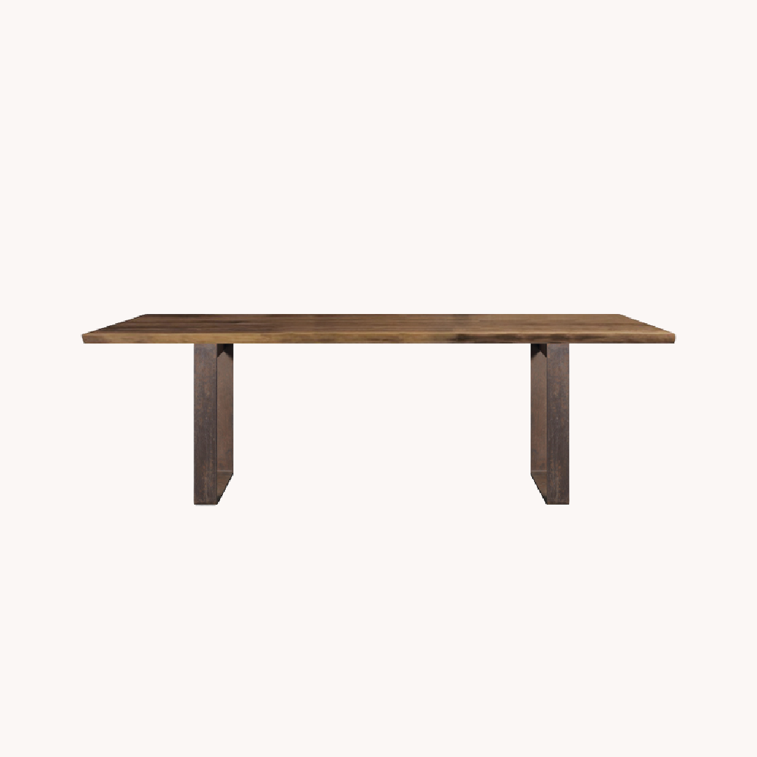 Table de salle à manger en bois massif 200 cm | Dale Italia Misura