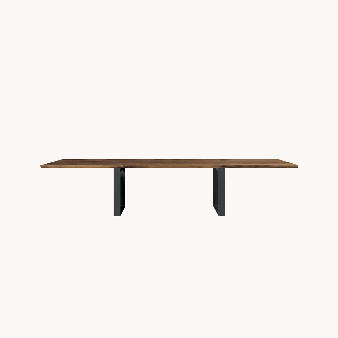 Table de salle à manger en bois massif 250 cm | Dale Italia Misura