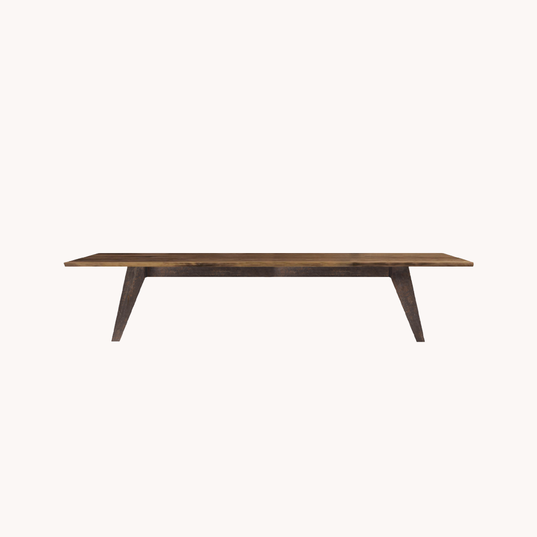 Table de salle à manger en bois massif 300 cm | Dale Italia Misura