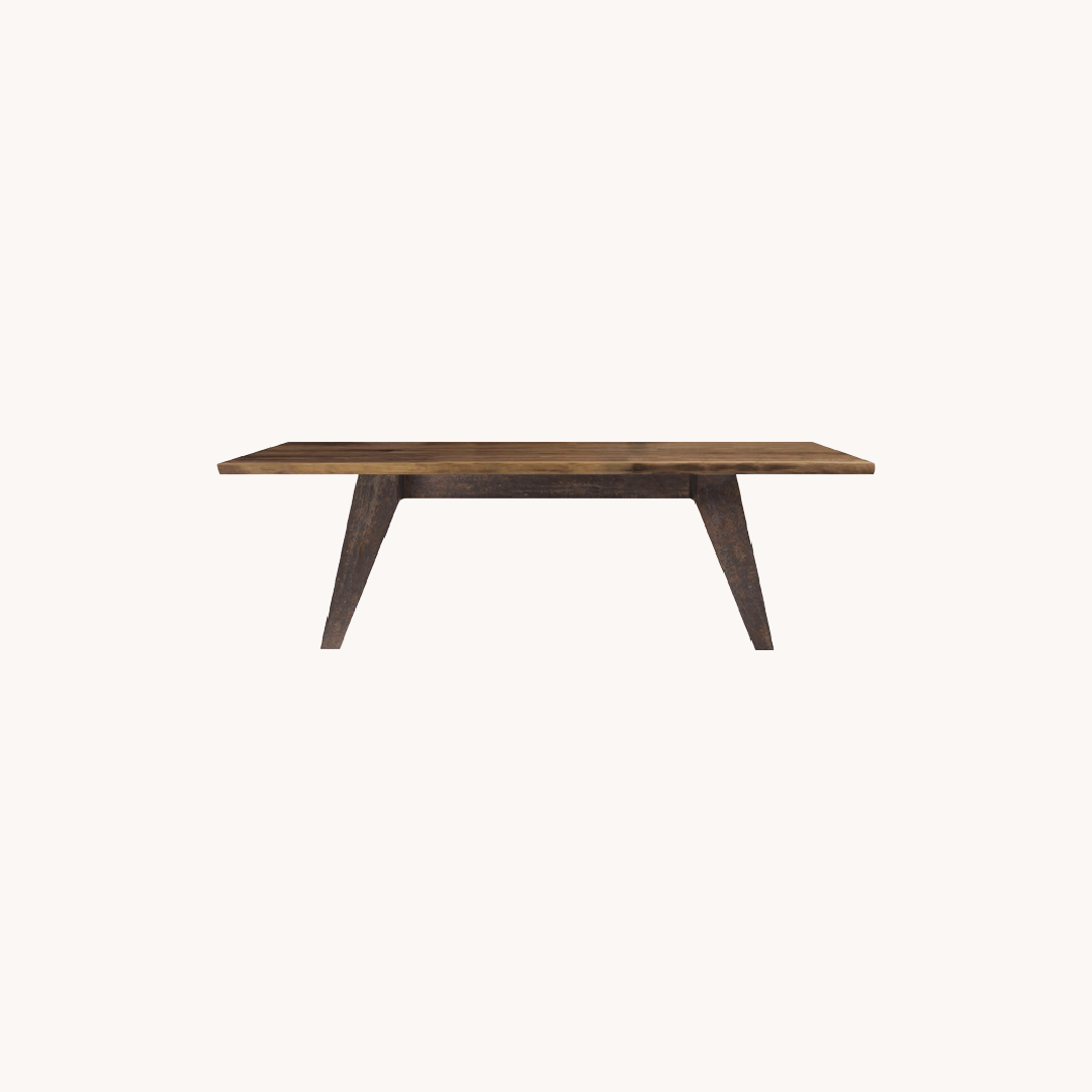 Solid walnut wood dining table | Dale Italia Misura