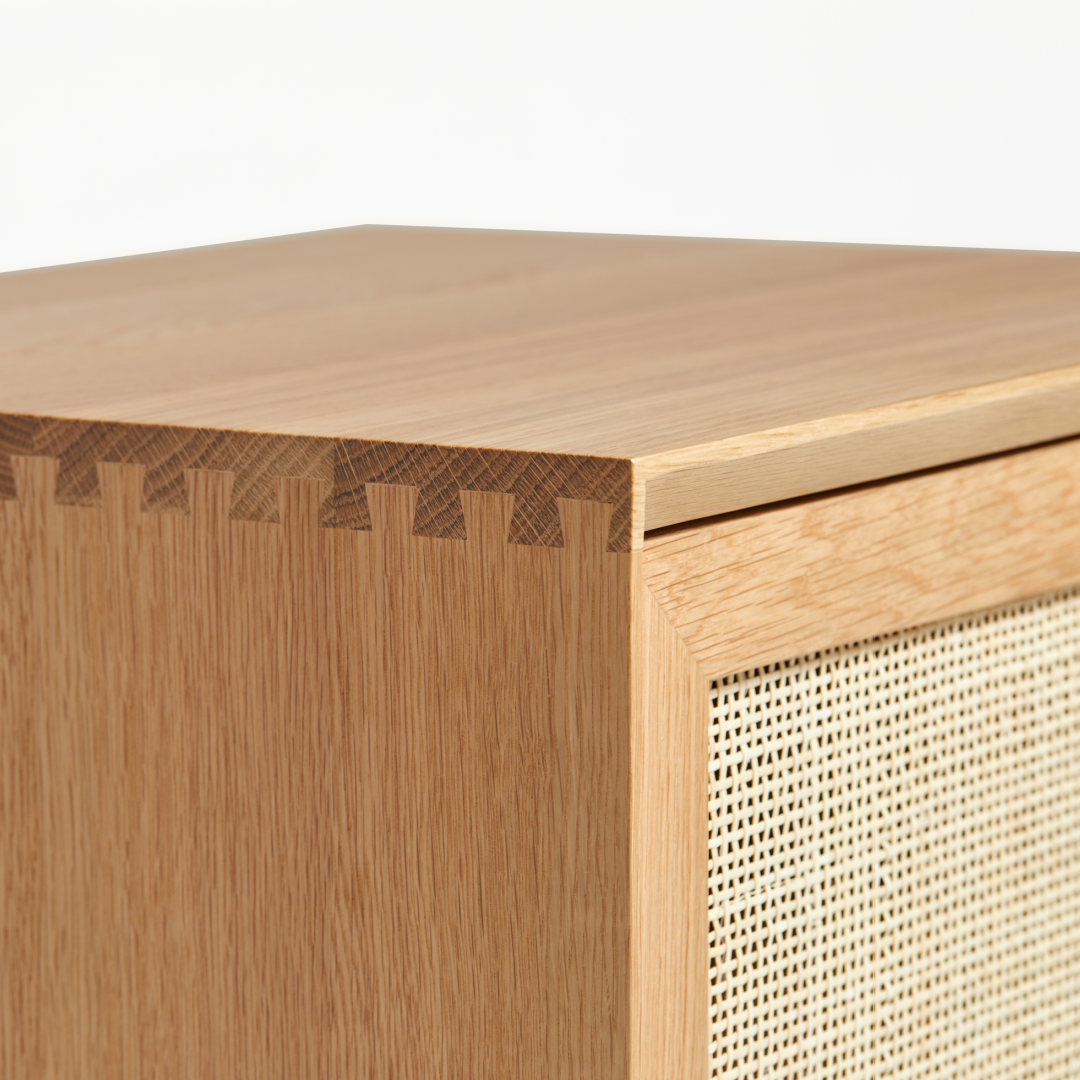 Table de chevet en bois de chêne massif | Grado Torii