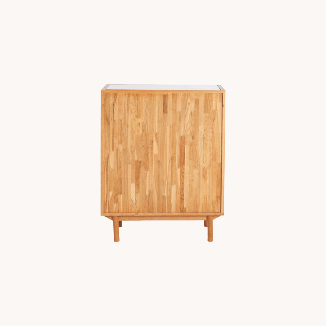 Solid oak wood storage console | Grado Torii