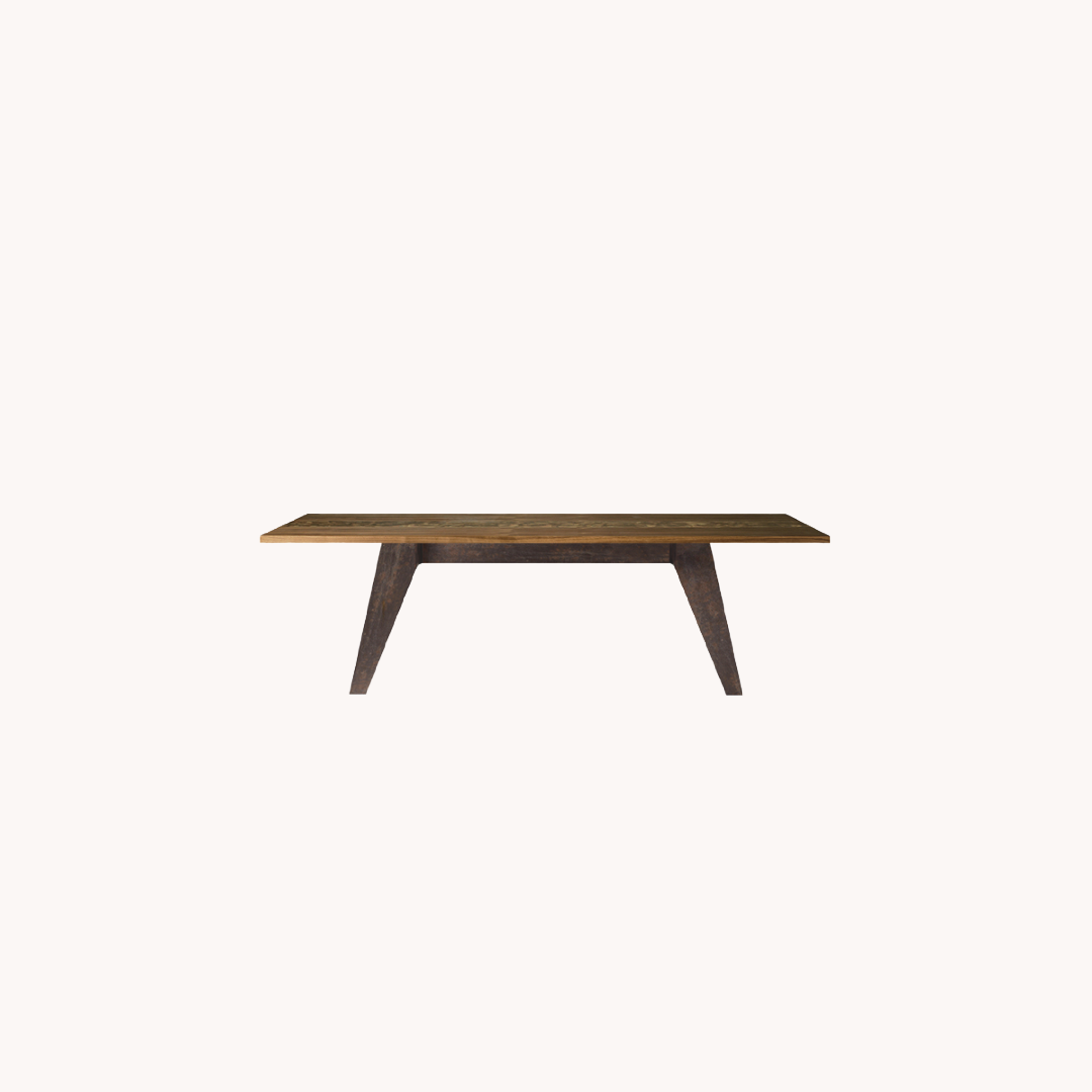 Table de salle à manger en bois massif de bruyère 200 cm | Dale Italia Misura