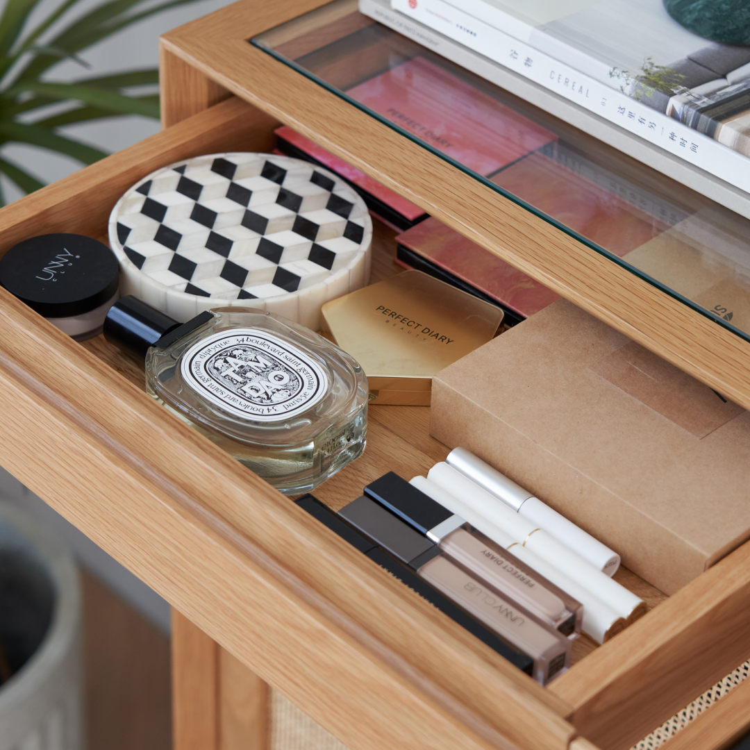 Solid oak wood storage console | Grado Torii