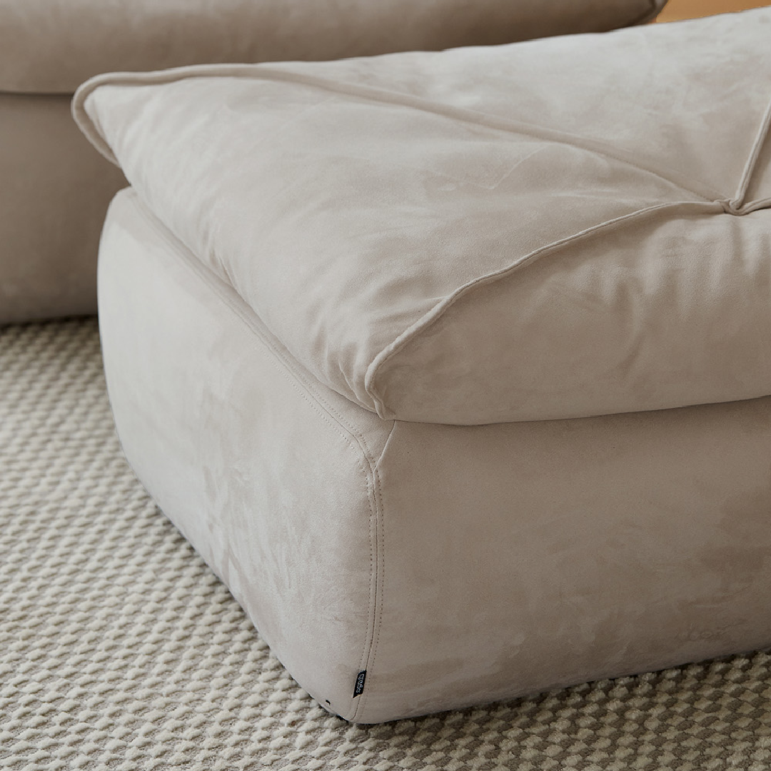 Fauteuil en tissu blanc cassé | Grado Zong Sofa Soft