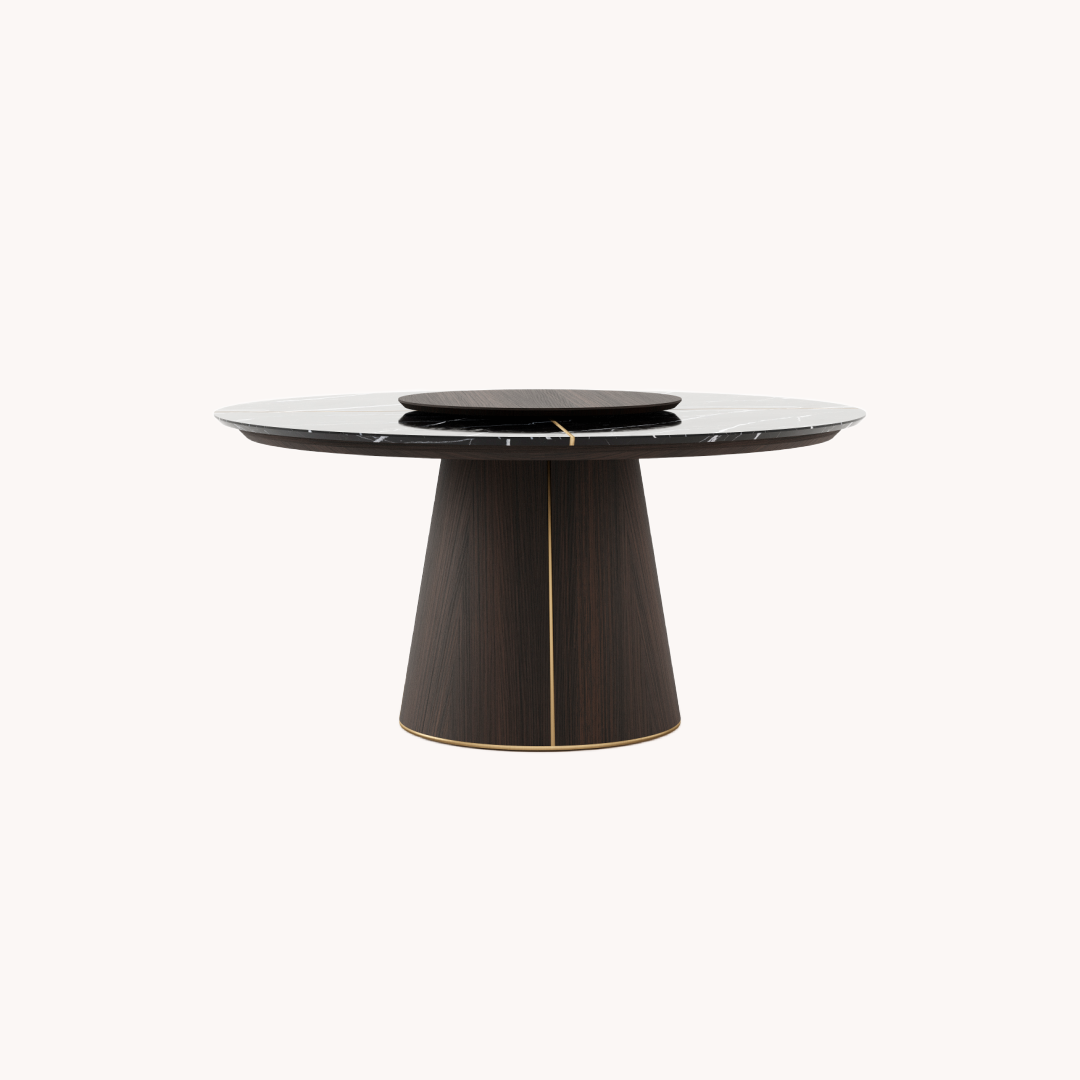 Black Marble Dining Table | Marilyn Laskasas