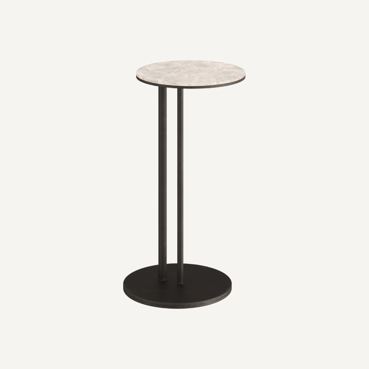 Table d'appoint en céramique crème | Dôme Deco Trento S | REMO, mobilier et décoration d'intérieur