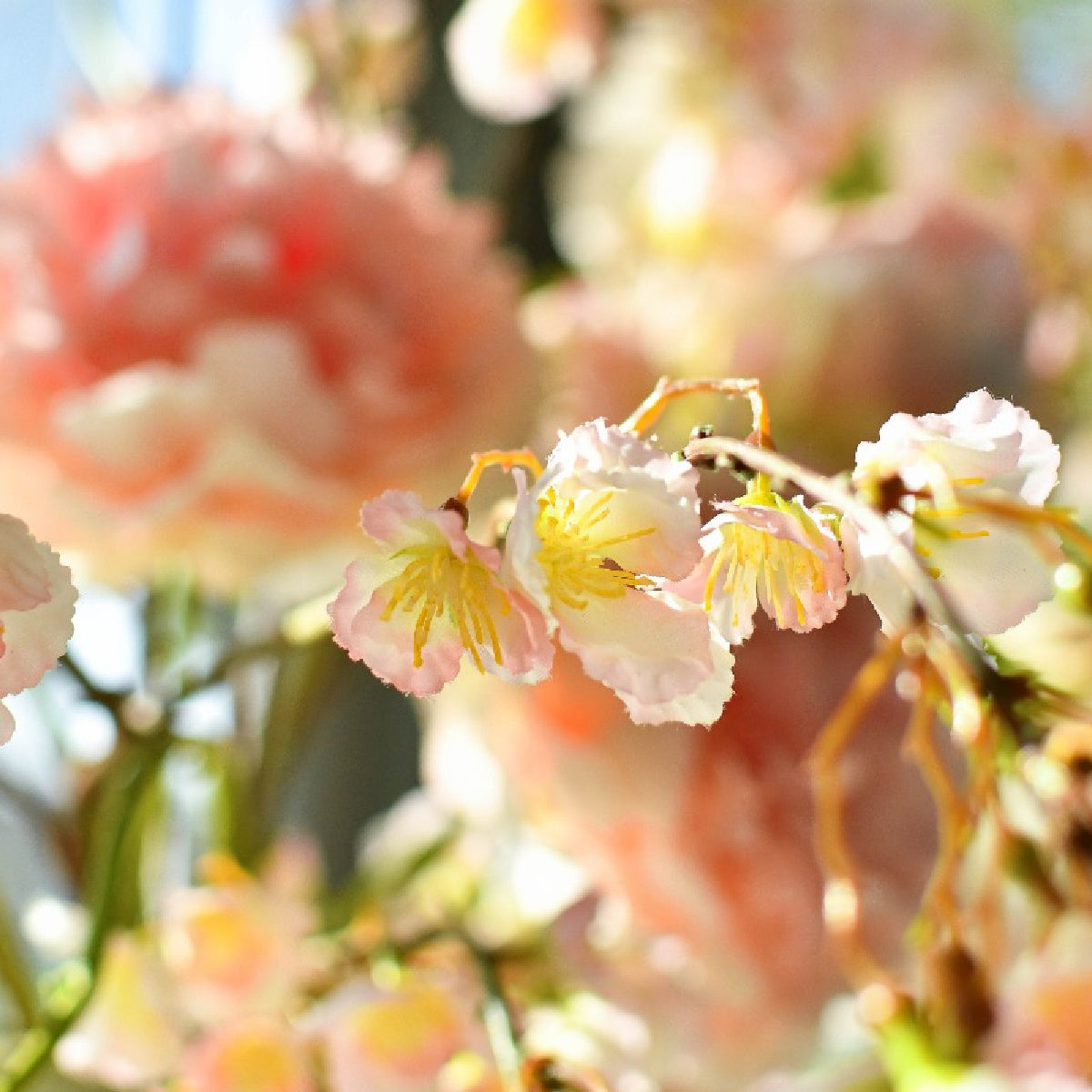 Bouquet de pivoines artificielles | Silk-ka Peach