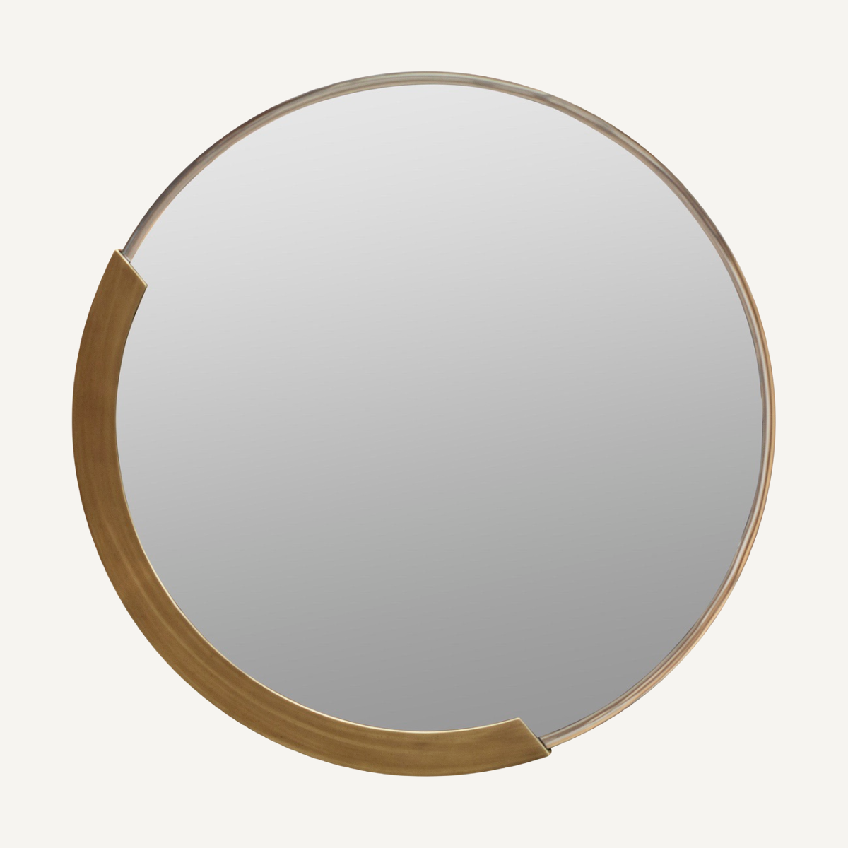 Miroir en laiton vieilli | Dôme Deco Garda | REMO, mobilier et décoration d'intérieur