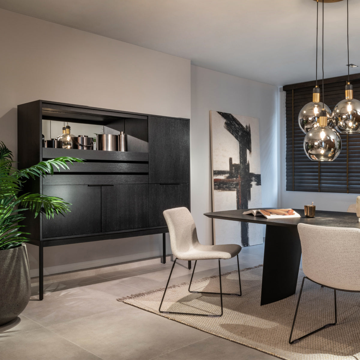 Buffet en chêne noir | Dôme Deco Aberdeen | REMO, mobilier et décoration d'intérieur