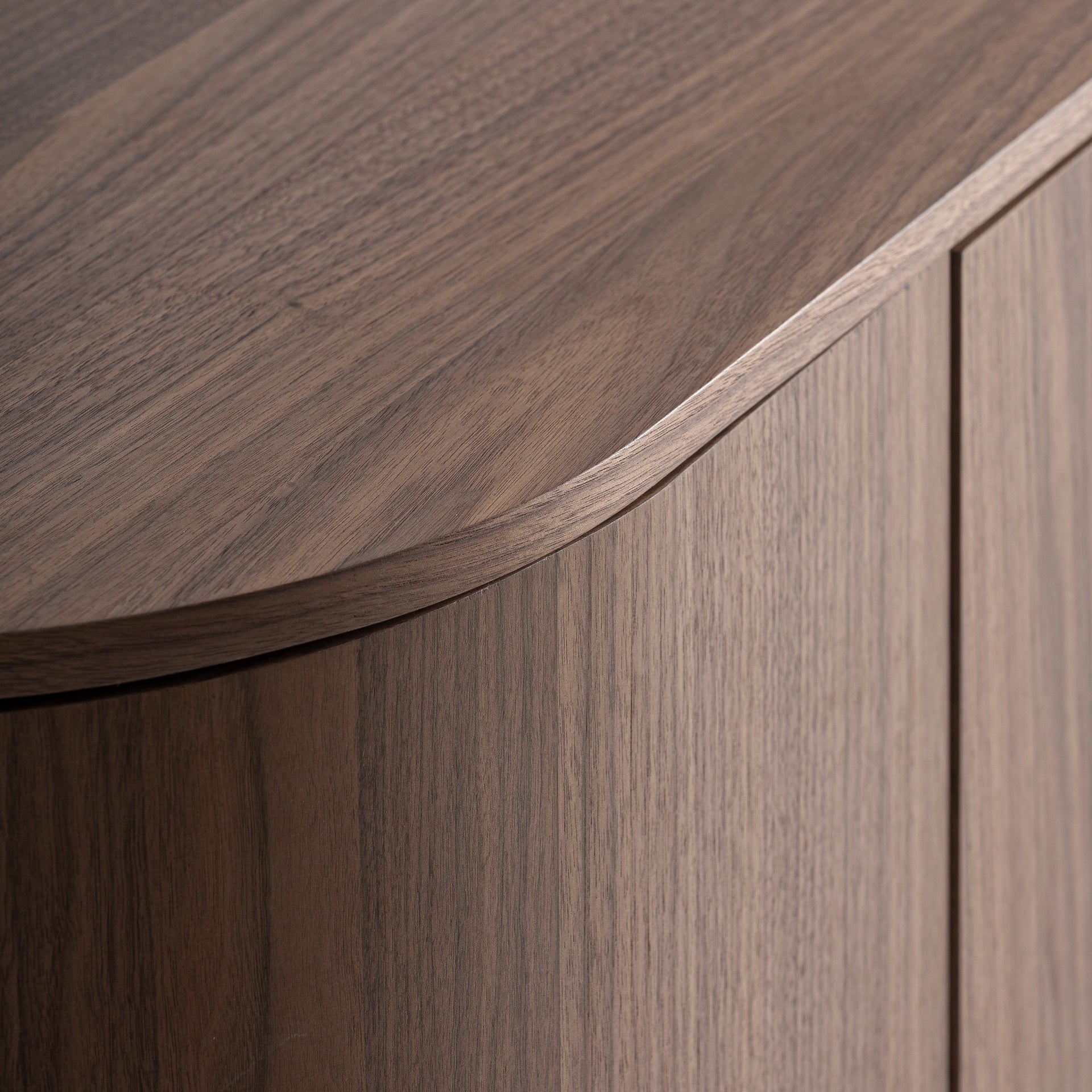 Buffet long 4 portes placage noyer | VICAL Kexby | REMO-HOME, mobilier design et décoration d'intérieur