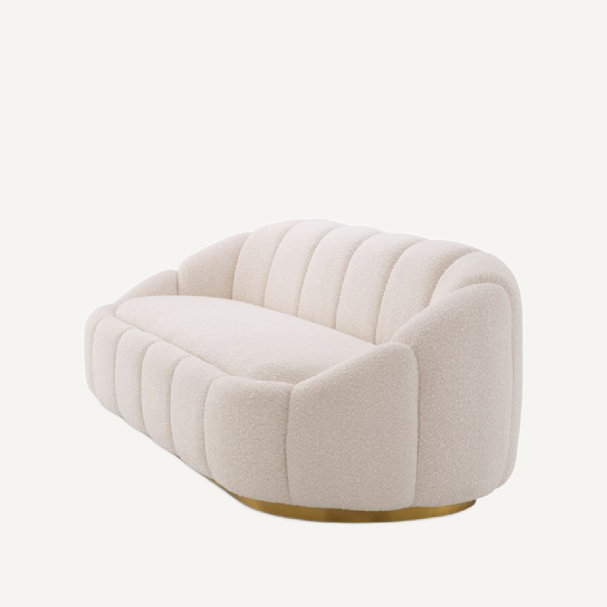 Canapé 3 places bouclé crème | Eichholtz Inger | REMO-HOME, mobilier et décoration d'intérieur