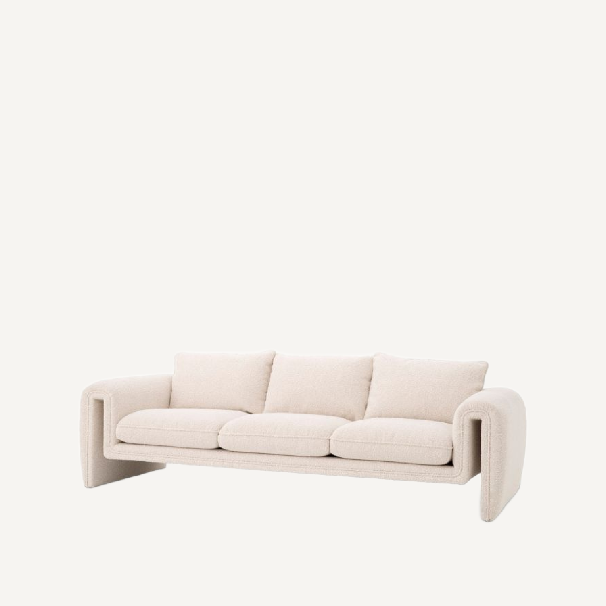 Canapé 3 places bouclé crème | Eichholtz Tondo | REMO-HOME, mobilier et décoration d'intérieur