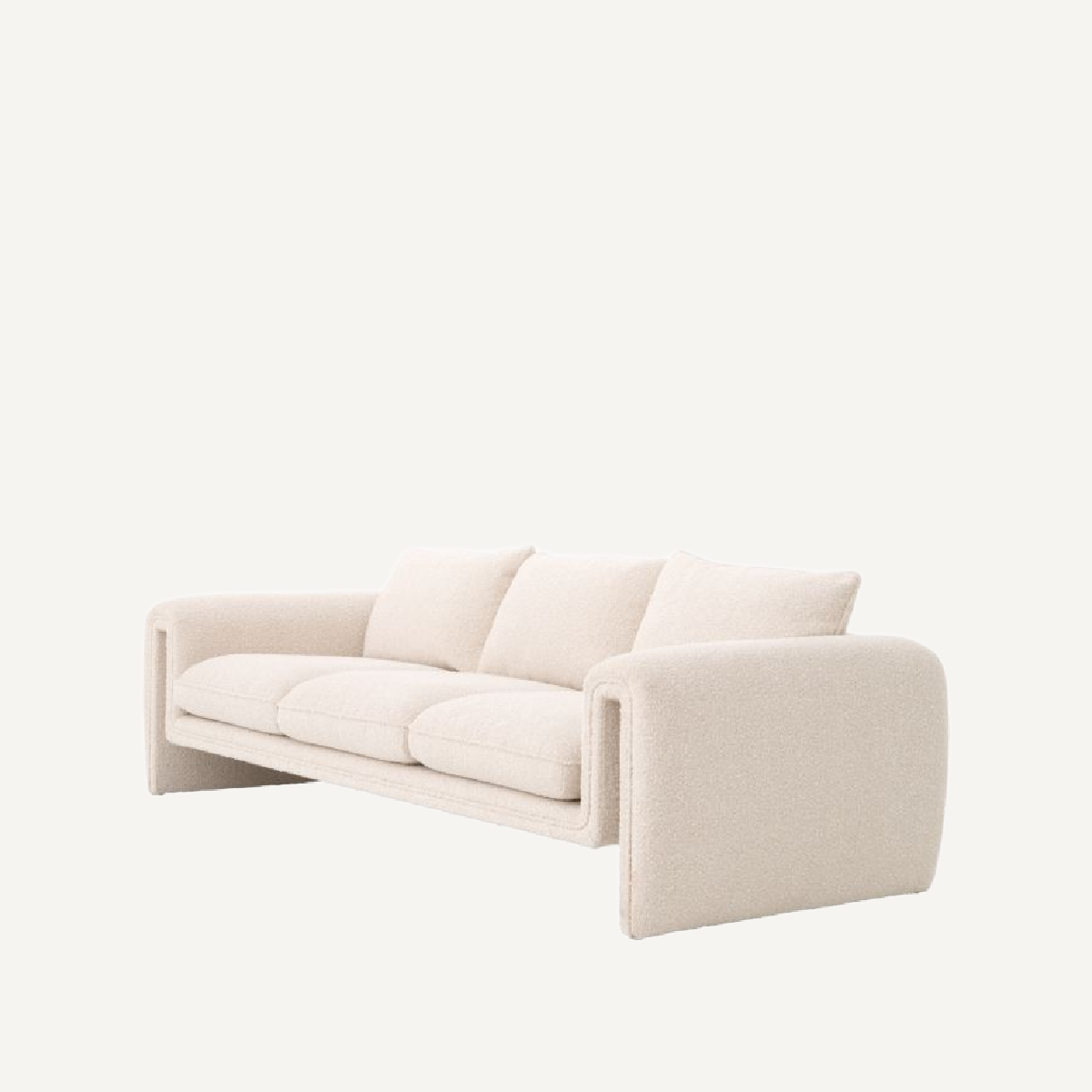 Canapé 3 places bouclé crème | Eichholtz Tondo | REMO-HOME, mobilier et décoration d'intérieur