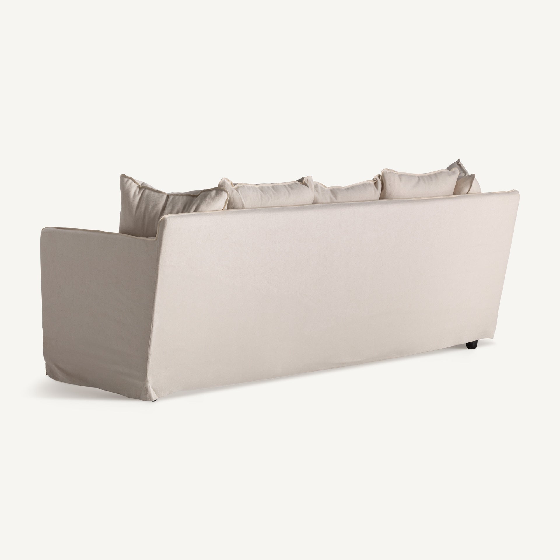 Canapé 3 places en lin beige | VICALBardney | REMO-HOME, mobilier design et décoration d'intérieur