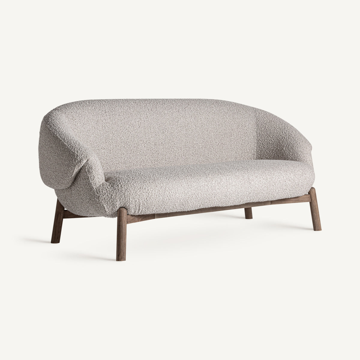 Canapé 2 places en tissu beige | VICAL Jacquard | REMO-HOME, mobilier design et décoration d'intérieur