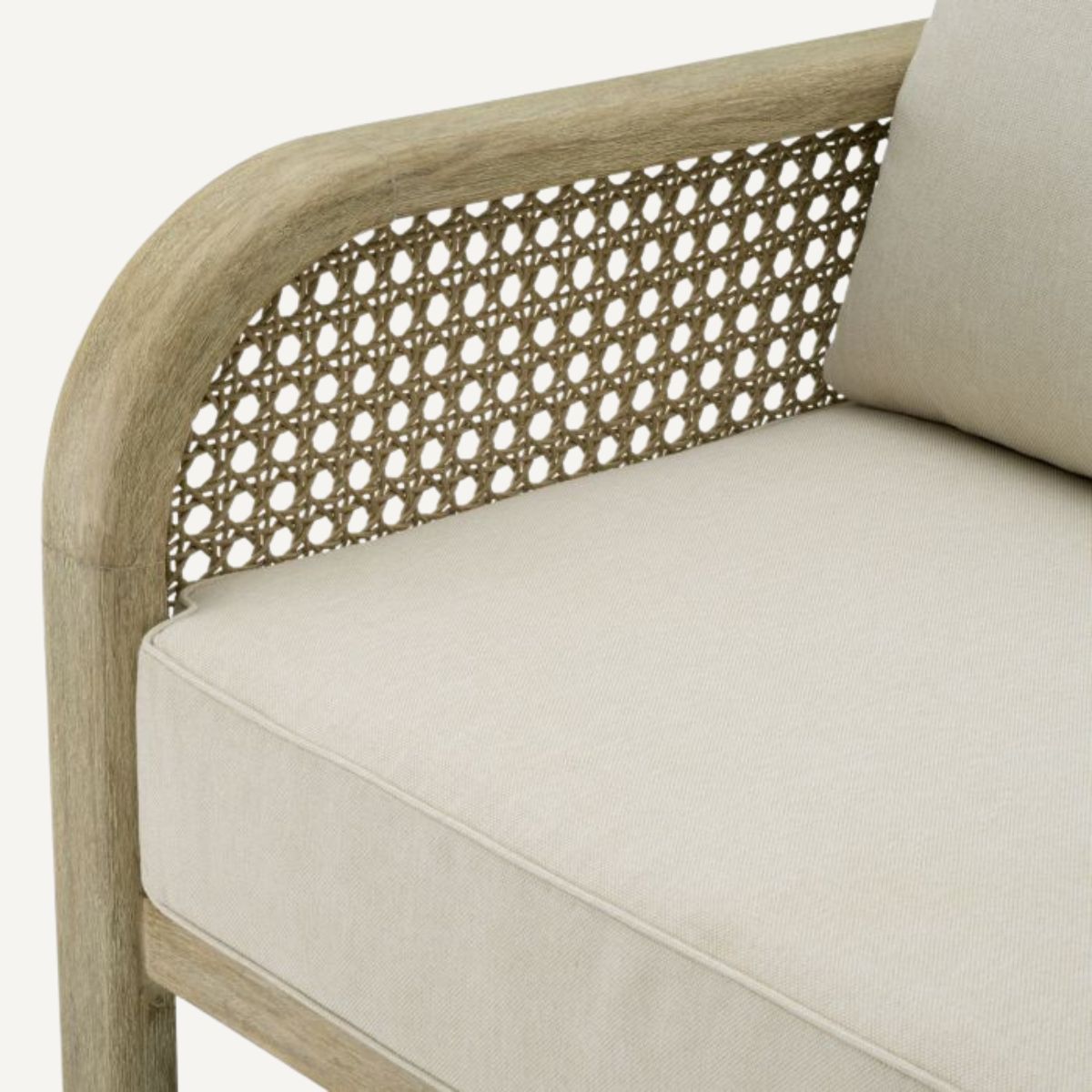 Canapé d'extérieur 3-4 places en teck beige | Eichholtz Julian L | REMO-HOME, mobilier et décoration d'intérieur