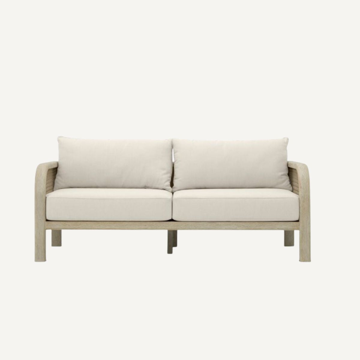 Canapé d'extérieur 2-3 places en teck beige | Eichholtz Julian S | REMO-HOME, mobilier et décoration d'intérieur