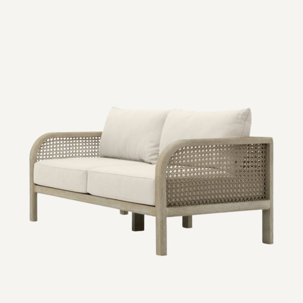 Canapé d'extérieur 2-3 places en teck beige | Eichholtz Julian S | REMO-HOME, mobilier et décoration d'intérieur