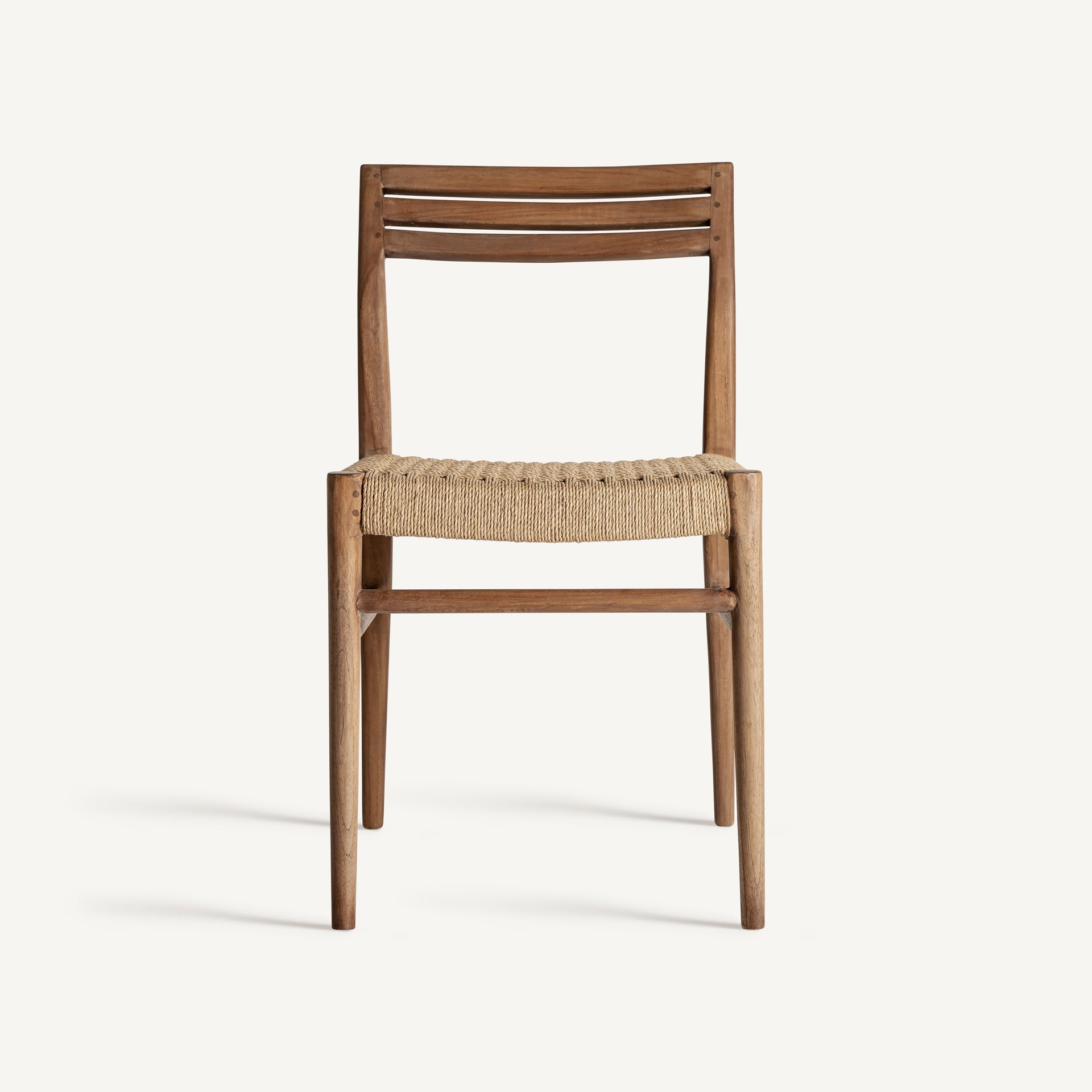 Chaise bois et tissu beige | VICAL Souillac | REMO-HOME, mobilier design et décoration d'intérieur