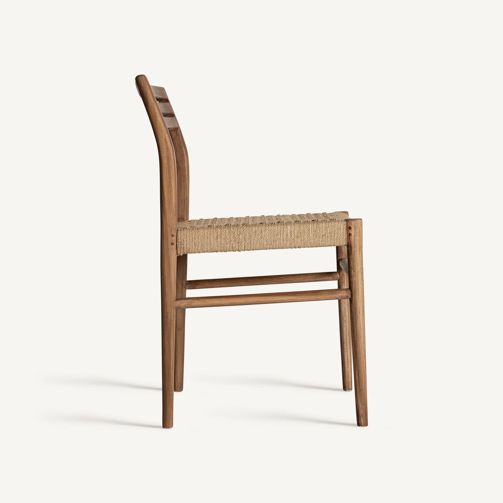 Chaise bois et tissu beige | VICAL Souillac | REMO-HOME, mobilier design et décoration d'intérieur