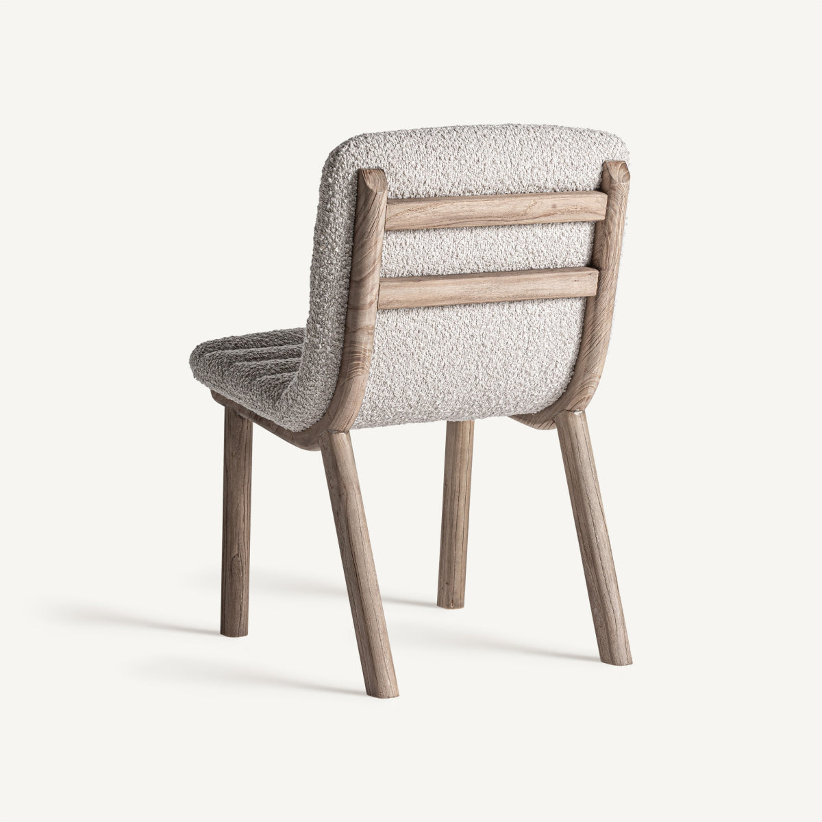 Chaise de salle à manger en tissu beige | VICAL Jacquard | REMO-HOME, mobilier design et décoration d'intérieur