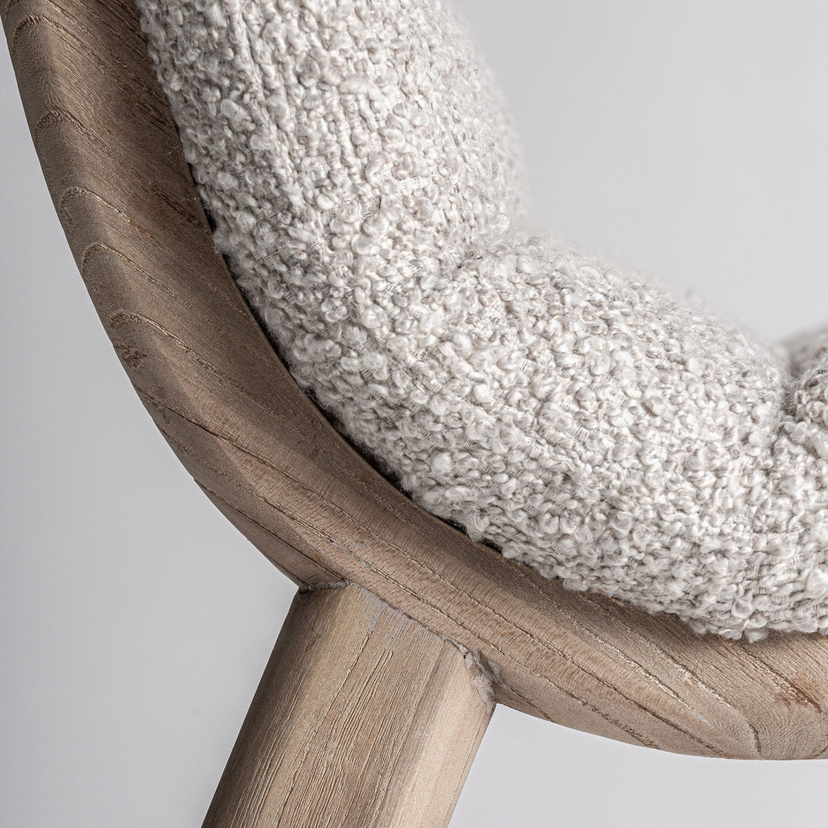 Chaise de salle à manger en tissu beige | VICAL Jacquard | REMO-HOME, mobilier design et décoration d'intérieur
