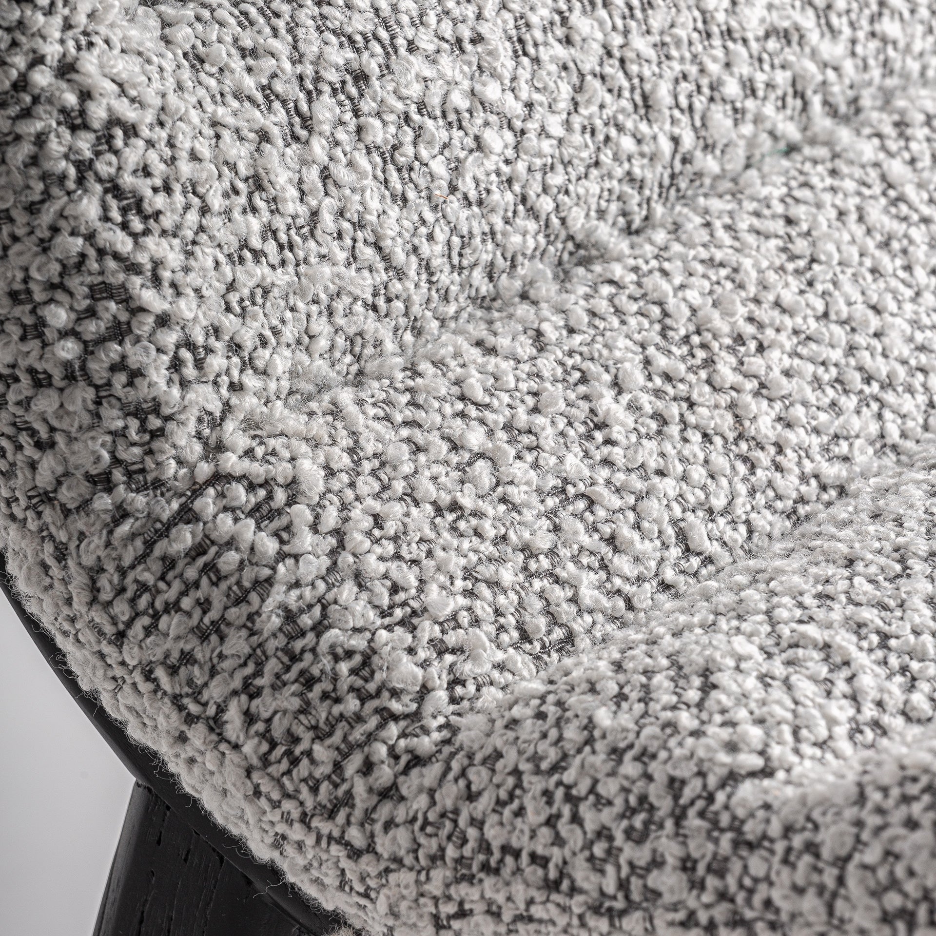 Chaise de salle à manger en tissu gris | VICAL Jacquard | REMO-HOME, mobilier design et décoration d'intérieur
